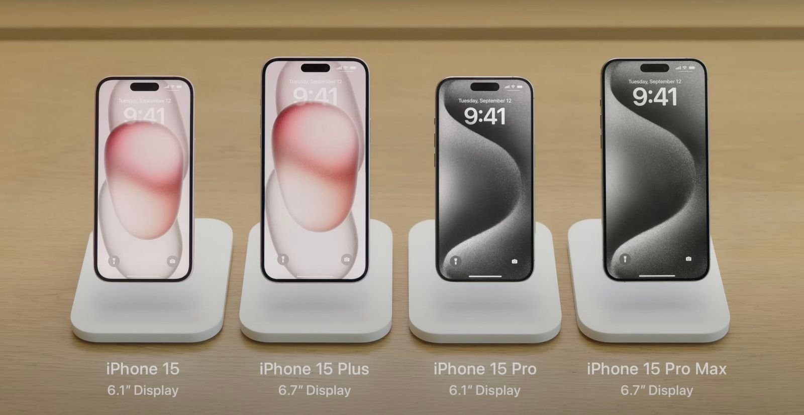 iPhone 15 range