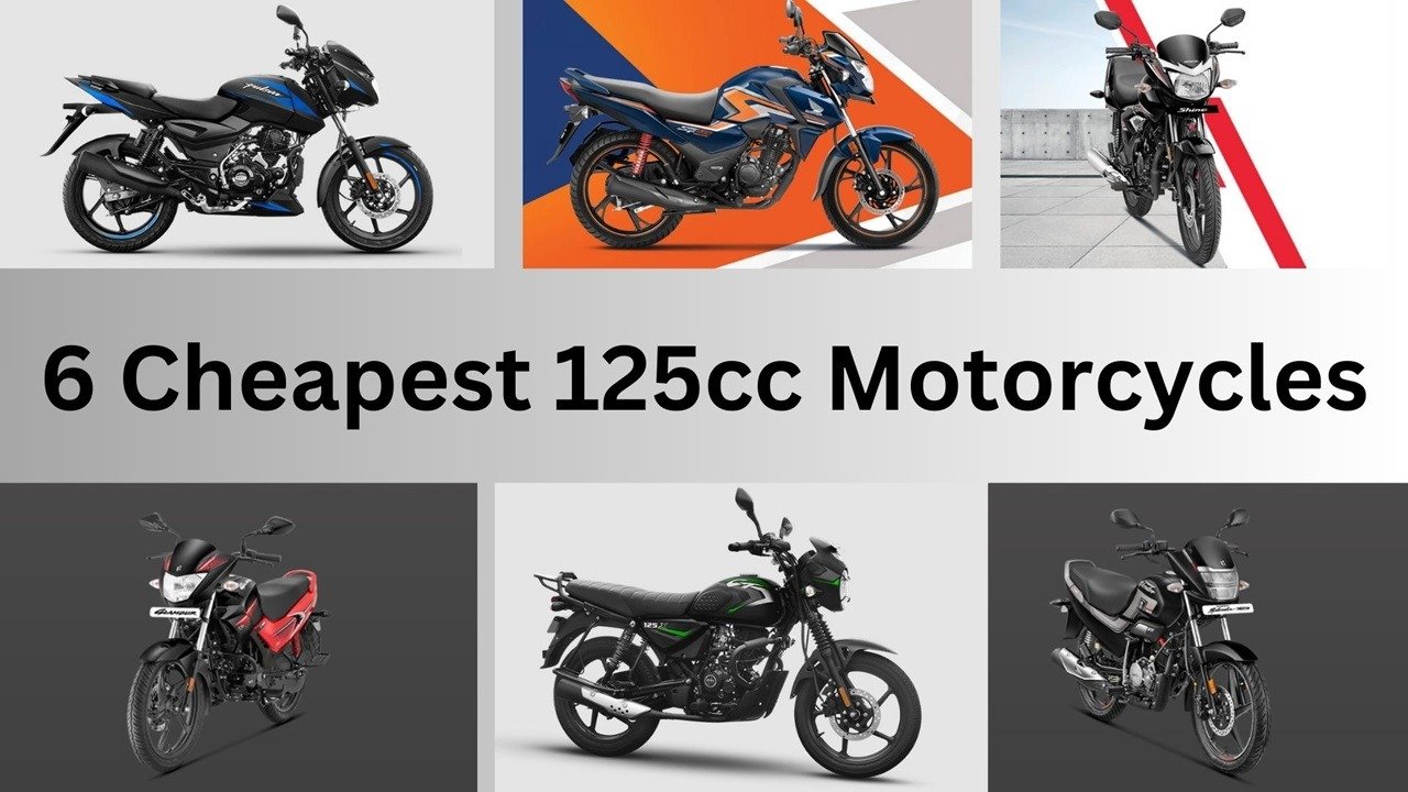 6 Cheapest 125cc Motorcycles